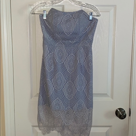 Tobi Strapless Lavender Dress - Picture 1 of 3